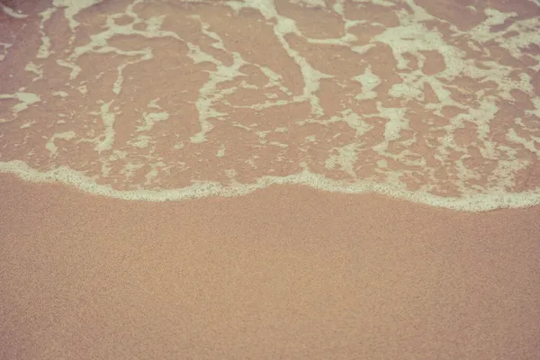 Praia Areia Oceano Ondas Fundo — Fotografia de Stock