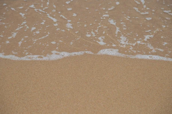 Strand Zand Oceaan Golven Achtergrond — Stockfoto