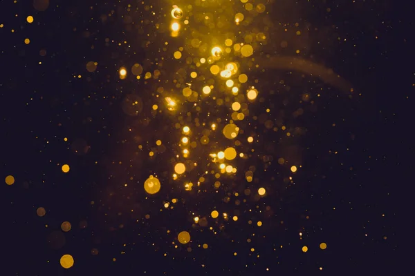 Gold Abstrakcyjny Bokeh Tło — Zdjęcie stockowe