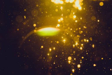 Altın soyut bokeh arkaplanı