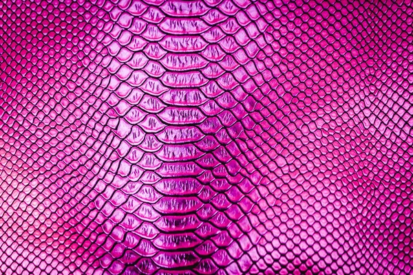 Pink Luxury Snake Skin Texture Use Background — Stock Photo, Image