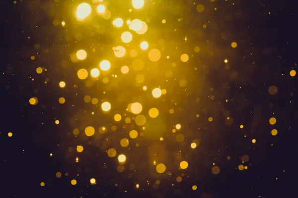 Guld Abstrakt Bokeh Bakgrund — Stockfoto