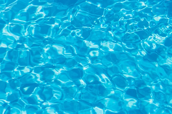 Blå Pool Vatten Med Sol Reflektioner Bakgrund — Stockfoto