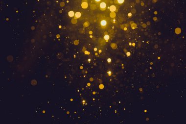 Altın soyut bokeh arkaplanı