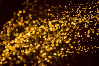 siyah arka plan üzerinde renkli bokeh