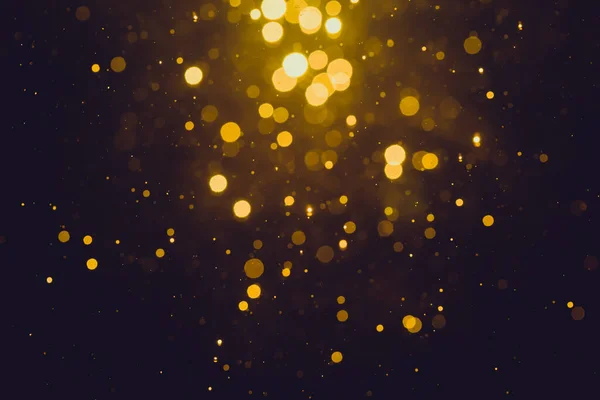 Guld Abstrakt Bokeh Bakgrund — Stockfoto