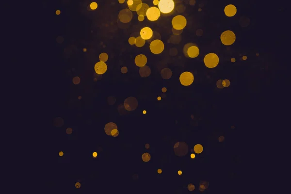 Guld Abstrakt Bokeh Bakgrund — Stockfoto