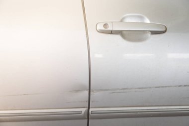 Kazadan sonra araba kazası.