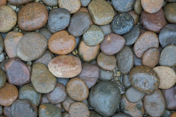 Wet Rock Fiume Texture Sfondo — Foto Stock