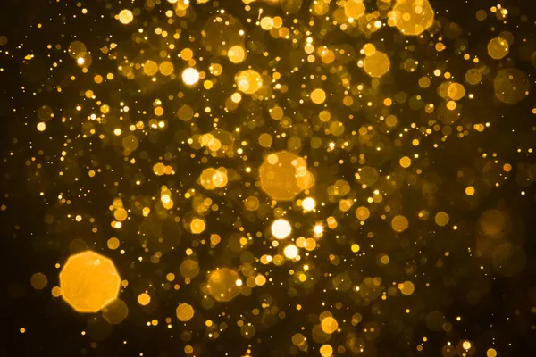Абстрактное Размытие Золотого Блеска Боке Фон — стоковое фото