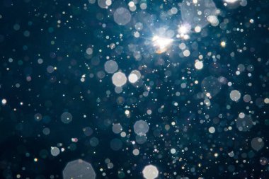 Siyah bokeh arka plan bulanıklık