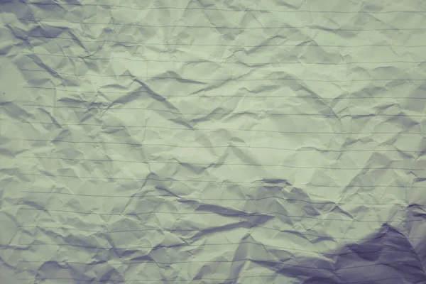 Crumpled Blank Paper Line Background — Stock Photo, Image