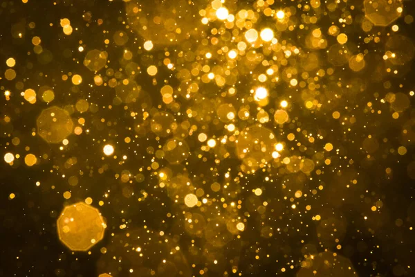 Абстрактний Розмитий Золотий Іскровий Фон Боке — стокове фото