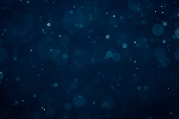 Abstraktes Blaues Licht Verschwimmt Bokeh Kreise Für Weihnachten Hintergrund — Stockfoto