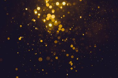 Altın soyut bokeh arkaplanı