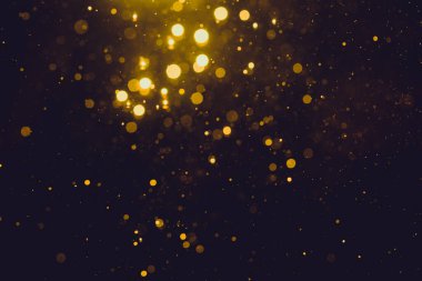 Altın soyut bokeh arkaplanı