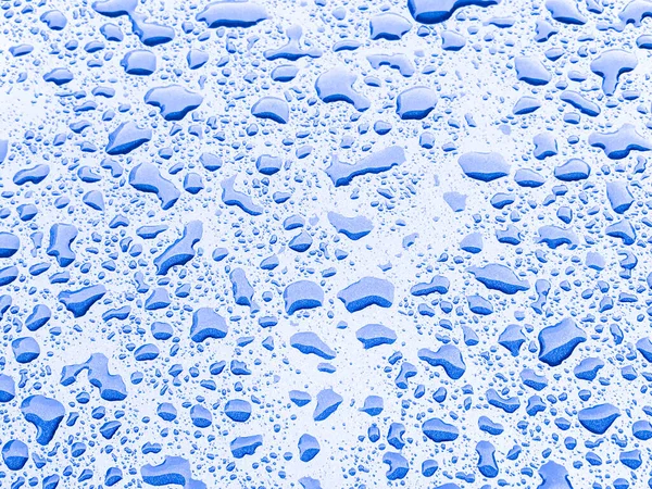 Water Drop Blue Background — Stock Photo, Image