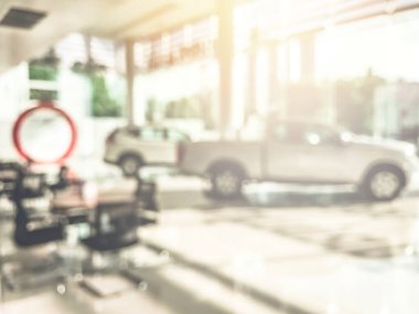 Görüntü araç showroom kullanım için arka plan bulanıklık