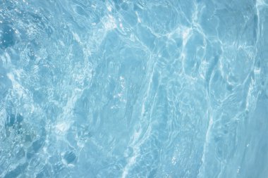 blauwe zwembad water textuur achtergrond