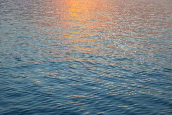 Хвилі Роздуми Перед Природою Заходу Сонця — стокове фото