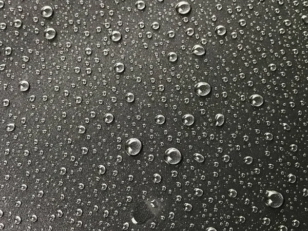 Gota Agua Sobre Fondo Negro — Foto de Stock