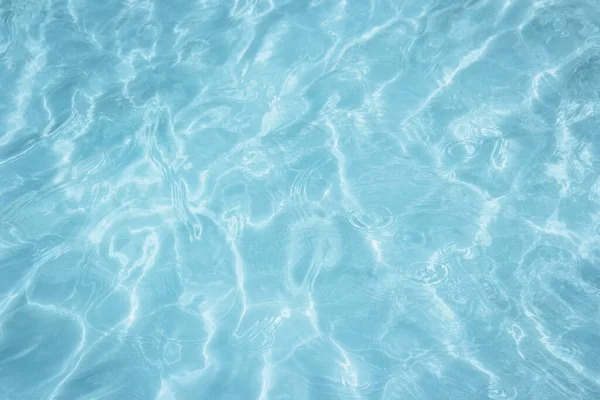 Blauer Pool Wasser Textur Hintergrund — Stockfoto