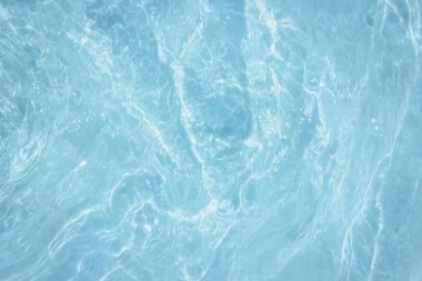 blauwe zwembad water textuur achtergrond