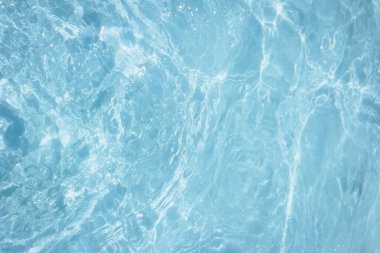 blauwe zwembad water textuur achtergrond