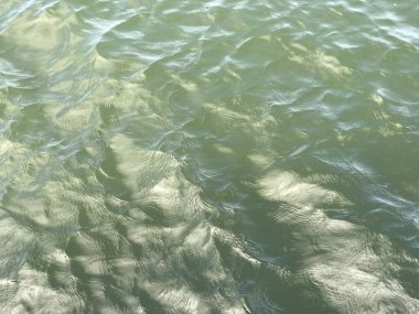 Su yüzeyi arka planında yansıma