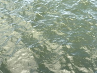 Su yüzeyi arka planında yansıma