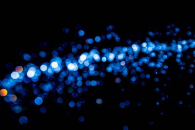 siyah arka plan üzerinde renkli bokeh