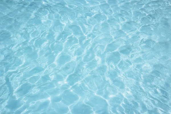 Blauwe Zwembad Water Textuur Achtergrond — Stok fotoğraf