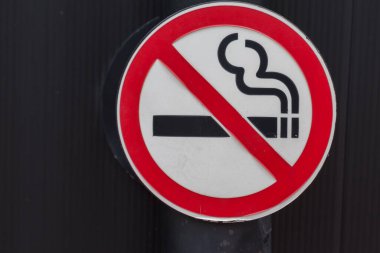Sigara içilmeyen tabela arka planı