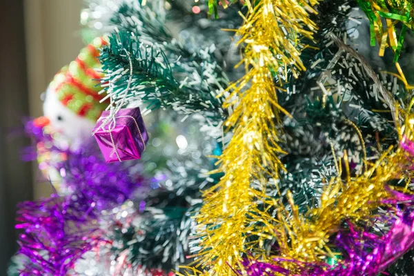 Decorazione Sfondo Albero Natale — Foto Stock