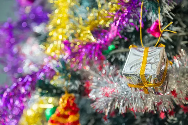 Decorazione Sfondo Albero Natale — Foto Stock