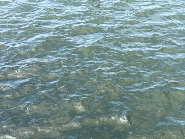 Reflexión Sobre Fondo Superficie Del Agua — Foto de Stock