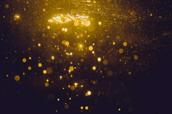 Золотой Абстрактный Боке — стоковое фото