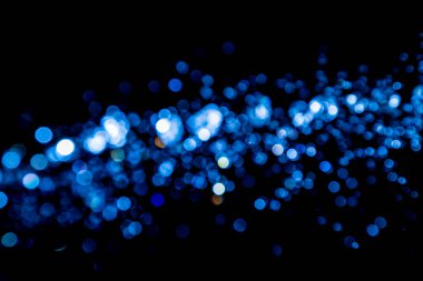 siyah arka plan üzerinde renkli bokeh