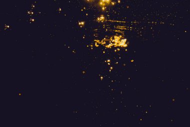 Altın soyut bokeh arkaplanı