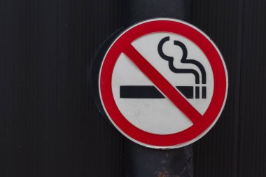 Sigara içilmeyen tabela arka planı