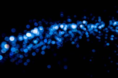 siyah arka plan üzerinde renkli bokeh