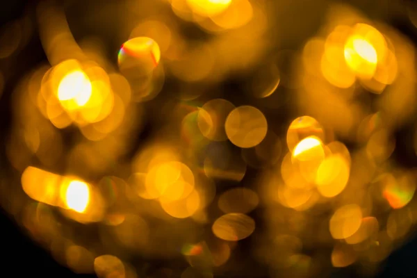 Blur Golden Luxury Bokeh Background — Stock Photo, Image
