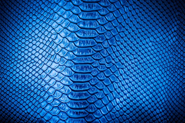 Голубая Кожа Текстура Фона — стоковое фото
