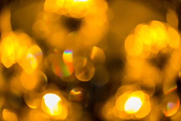 Blur Golden Luxury Bokeh Background — Stock Photo, Image