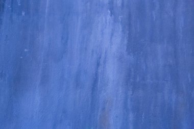 Eski çimento boya mavi duvar arka planı