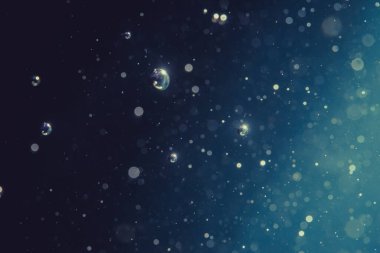 Soyut glitter bokeh siyah arka plan üzerine