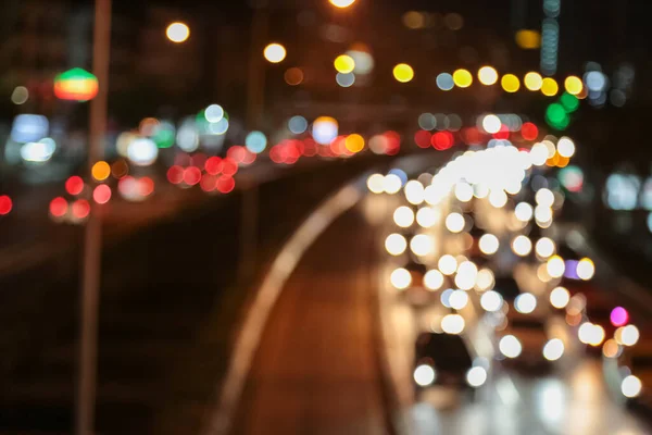 Abstract Background Blur Traffic Jam Rush Hour Big City Business — Stock Photo, Image