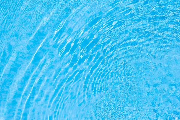Blue Color Wave Reflection Swimming Pool — Stock Photo, Image