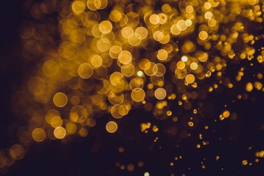 Arkaplan için lüks, soyut altın bokeh kullanımı