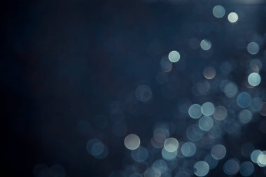 Soyut mavi bokeh arkaplanı